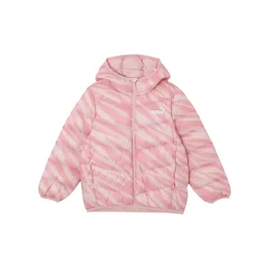 Пуховик Sportstyle Collection Light Red All Over Print для подростков PUMA, красный мультиколор