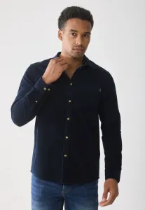 Вельветовая рубашка Pier One, Dark Blue