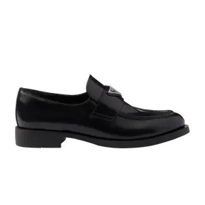 Кроссовки Prada Wmns Brushed Leather Loafer, черный