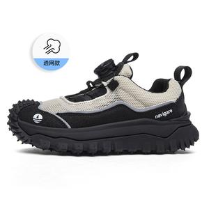 Кроссовки NAVIGARE Kids Lifestyle Shoes Kids Low-top Beige/Black, черный