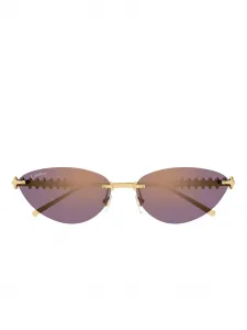 Солнцезащитные очки CT0543S Cartier, золотистый