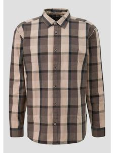 Рубашка в цвете 89N0_brown QS