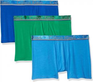 Комплект из 3 мужских трусов-боксеров Comfort из микрофибры в цвете Skyview/misty/impulsive Calvin Klein