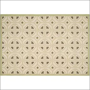 Ковер с абстрактным геометрическим узором для внутреннего и наружного двора Safavieh, мультиколор, 122x168 см