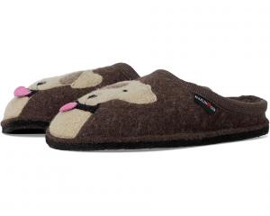 Женские тапочки Haflinger Rudi, Smokey Brown