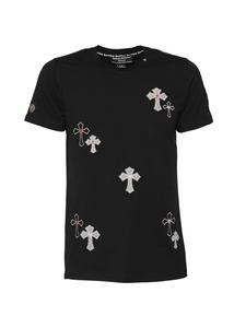 Футболка Diamond Cross, черная Roberto Geissini