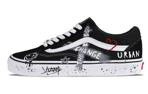 Кроссовки Vans Old Skool Skateboarding Shoes Unisex Low-top Black, черный