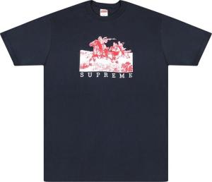 Футболка Supreme Riders T-Shirt 'Navy', синий