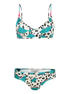 Бикини с графичным принтом Brigitte, белый