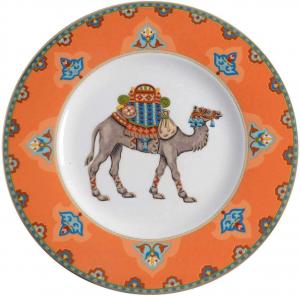 Тарелка для завтрака/десерта Villeroy & Boch Samarkand, 22,5 см, оранжевый/верблюд