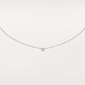 Колье Cartier d'Amour XS, белое золото/бриллиант