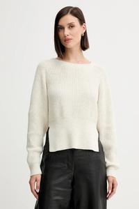 Свитер из смесовой шерсти Twinset, бежевый