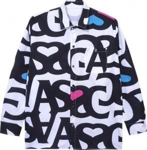 Лонгслив Anti Social Social Club Negative Space Long-Sleeve Button up 'White', белый