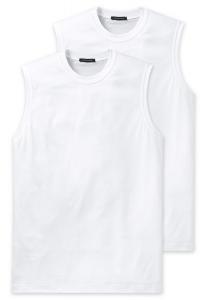 Майка Schiesser 2er Pack Muscle Shirt Essentials, белый
