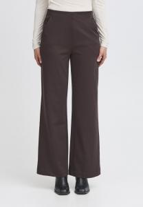 Брюки ICHI Trousers, Chocolate Torte/Dark Brown