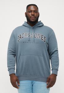 Толстовка Jack & Jones JJECALEB VARSITY HOOD, Stormy Weather/Dark Grey