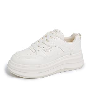 BINGO DUCK Женские легкие лоу-топы для скейтбординга белый хаки, цвет White Khaki