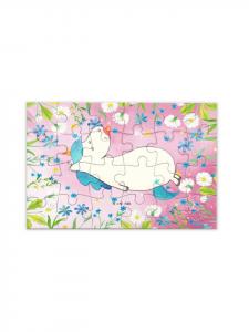 Mr. & Mrs. Panda Головоломка «Единорог-пустышка без слов», пастельно-красного цвета