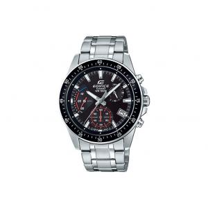 CASIO Часы Men's EFV540D-1A Edifice Chronograph Stainless Steel Watch Black Watch, Black Dial