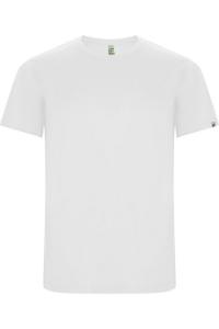 Футболка спортивная Roly Imola с короткими рукавами, белый