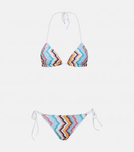 Бикини с зигзагообразным ламе Missoni, разноцветный