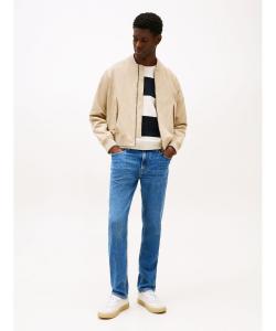 Зауженные прямые джинсы-шаровары