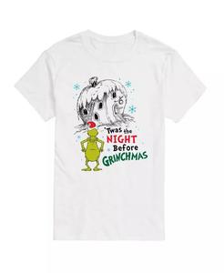 Мужская футболка с рисунком «Доктор Сьюз Гринч, ночь перед Гринчем» AIRWAVES, белый