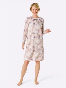 WITT WEIDEN Ночная рубашка с принтом цвета слоновой кости