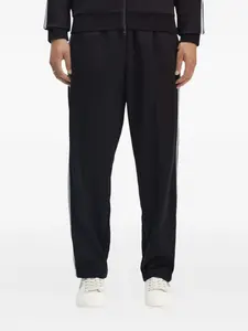 Спортивные брюки с полосками по бокам Fred Perry, черный