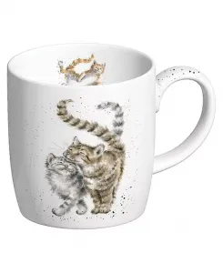 Кружка Royal Worcester Feline Fine - набор из 4 штук Wrendale Designs, white