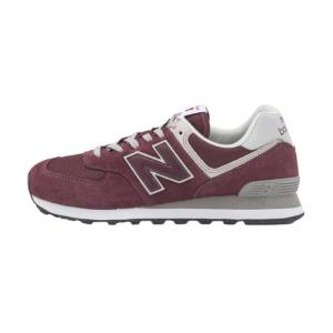 Кроссовки New Balance 574, бордовый/белый/серый