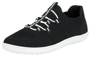 Слипоны Rieker "босоногие туфли", тапочки, повседневная обувь, полуботинки с эластичным трикотажным голенищем, черный