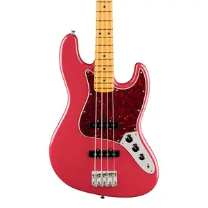 Бас-гитара Fender American Professional Classic Jazz - гриф из клена, цвет Faded Dakota Red