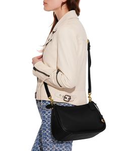 Сумка COACH Soft Pebble Leather Cary Convertible Crossbody, черный
