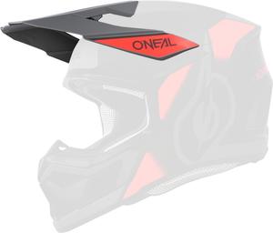 Козырек шлема Oneal 3srs vision, Black/Grey/Red