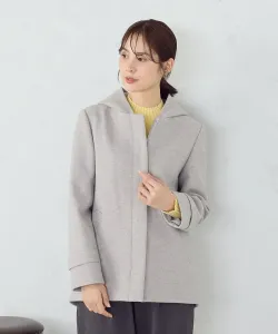 Короткое пальто с капюшоном, открывающееся в обе стороны Comme Ca Ism, цвет Gray