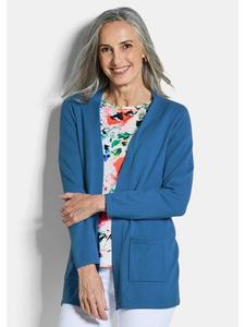 GOLDNER Элегантный синий кардиган с кашемировой подкладкой