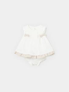 Летнее платье стандартного кроя Mayoral, экрю