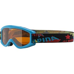 Детская горнолыжная маска Carvy Alpina, cyan matt