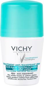 Дезодорант-Антиперспирант 48 часов действия, роликовый, для удаления белых и желтых пятен Vichy, 50 мл