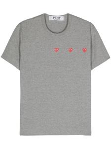 Comme Des Garçons Play футболка с принтом, серый