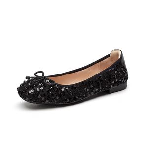 Повседневные однобортные туфли женские QUICHESHOES, Black
