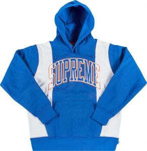 Толстовка Supreme Paneled Arc Hooded Sweatshirt 'Royal Blue', синий