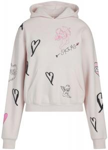 Худи Skims Cotton Fleece Classic, розовый/принт ангел