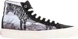 Кеды Vans Ralph Steadman x OG SK8-Hi LX Zebra, черный