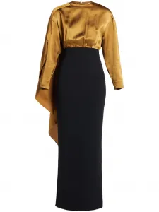 Платье миди River Solace London, золотой