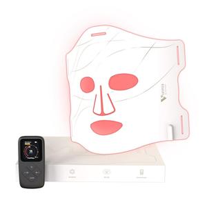 Светодиодная LED маска для лица V VYM, 3 режима подсветки, белый