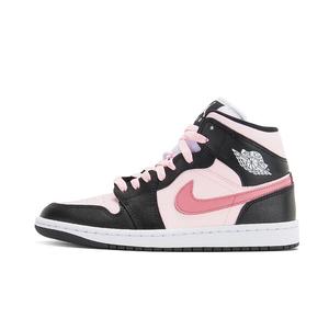 Баскетбольные кроссовки Air 1 Vintage женские с высоким верхом, черный/розовый Jordan