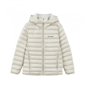 Мужская пуховая куртка с капюшоном, легкие Columbia, 278 экрю