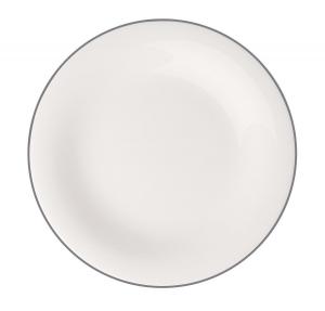 Тарелка Villeroy & Boch серый, белый диаметр: 27 см